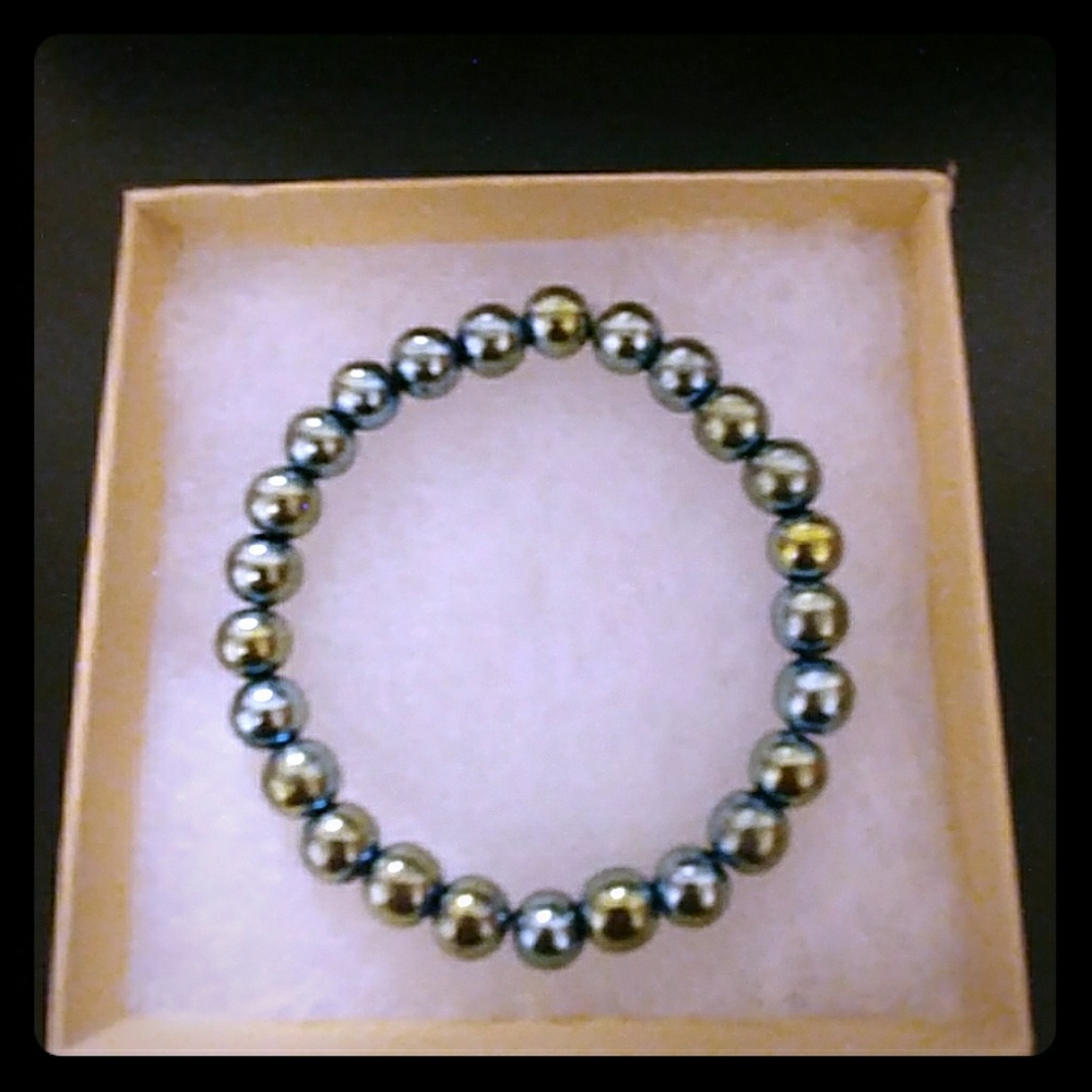 Green Hematite Stone Bracelet